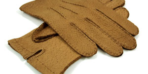 rękawiczki ze skóry pekari